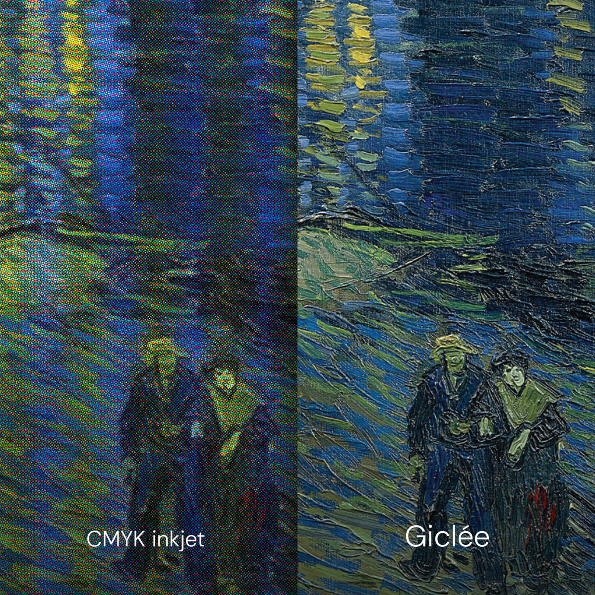 Žvaigždėta naktis virš Ronos - Reprodukcija