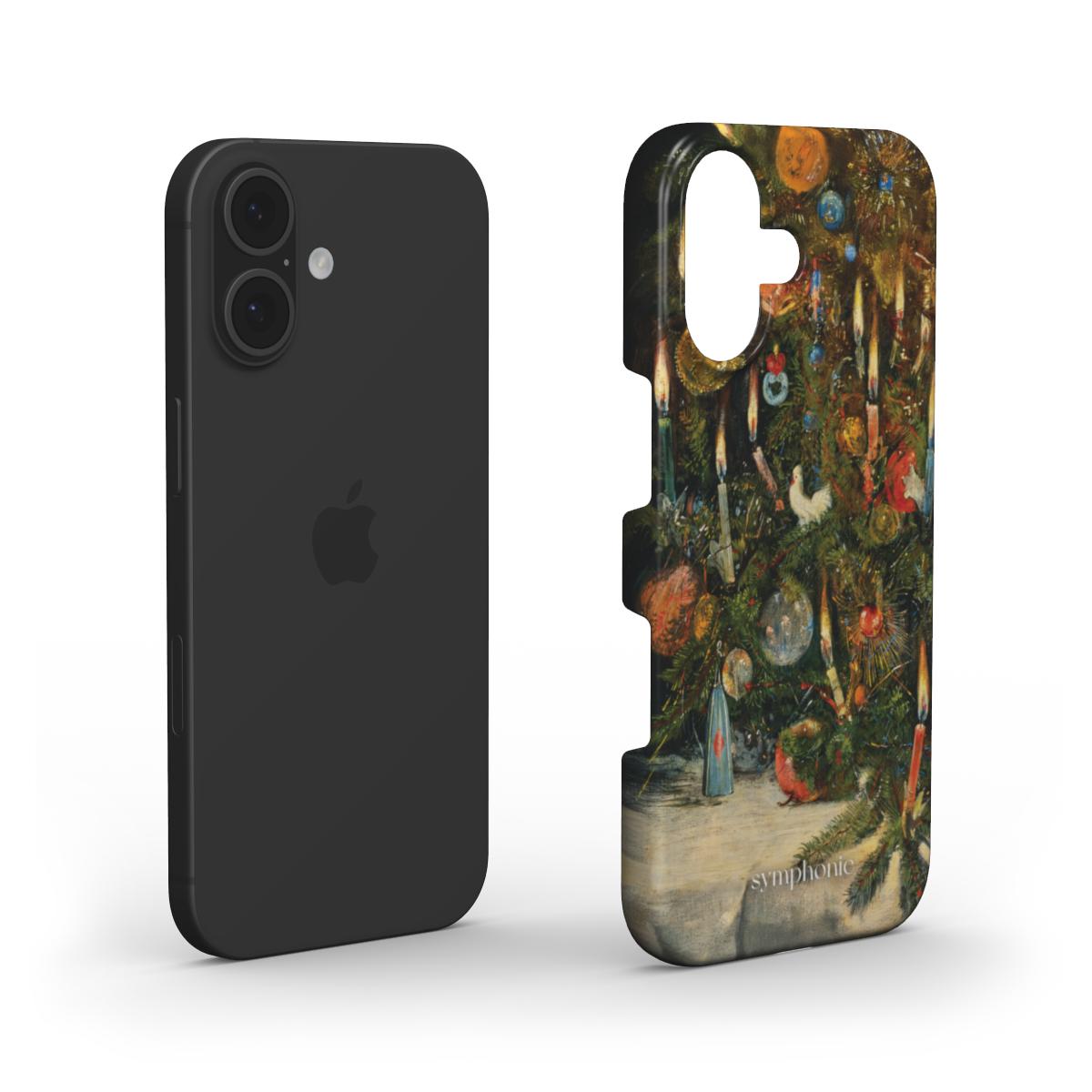 Kalėdų eglė, papuošta girliandomis - Snap