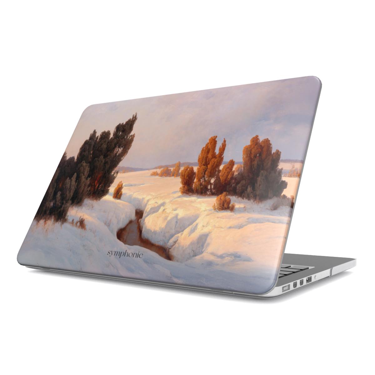 Žiemos peizažas saulėje - MacBook dėklas