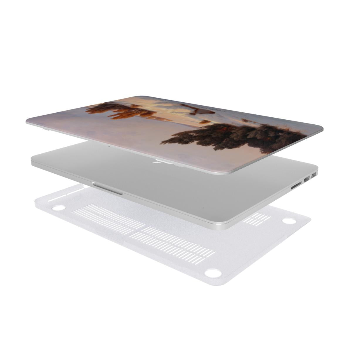 Žiemos peizažas saulėje - MacBook dėklas