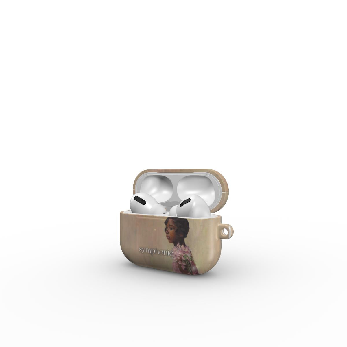 Mergaitė rožine suknele - AirPods dėklas