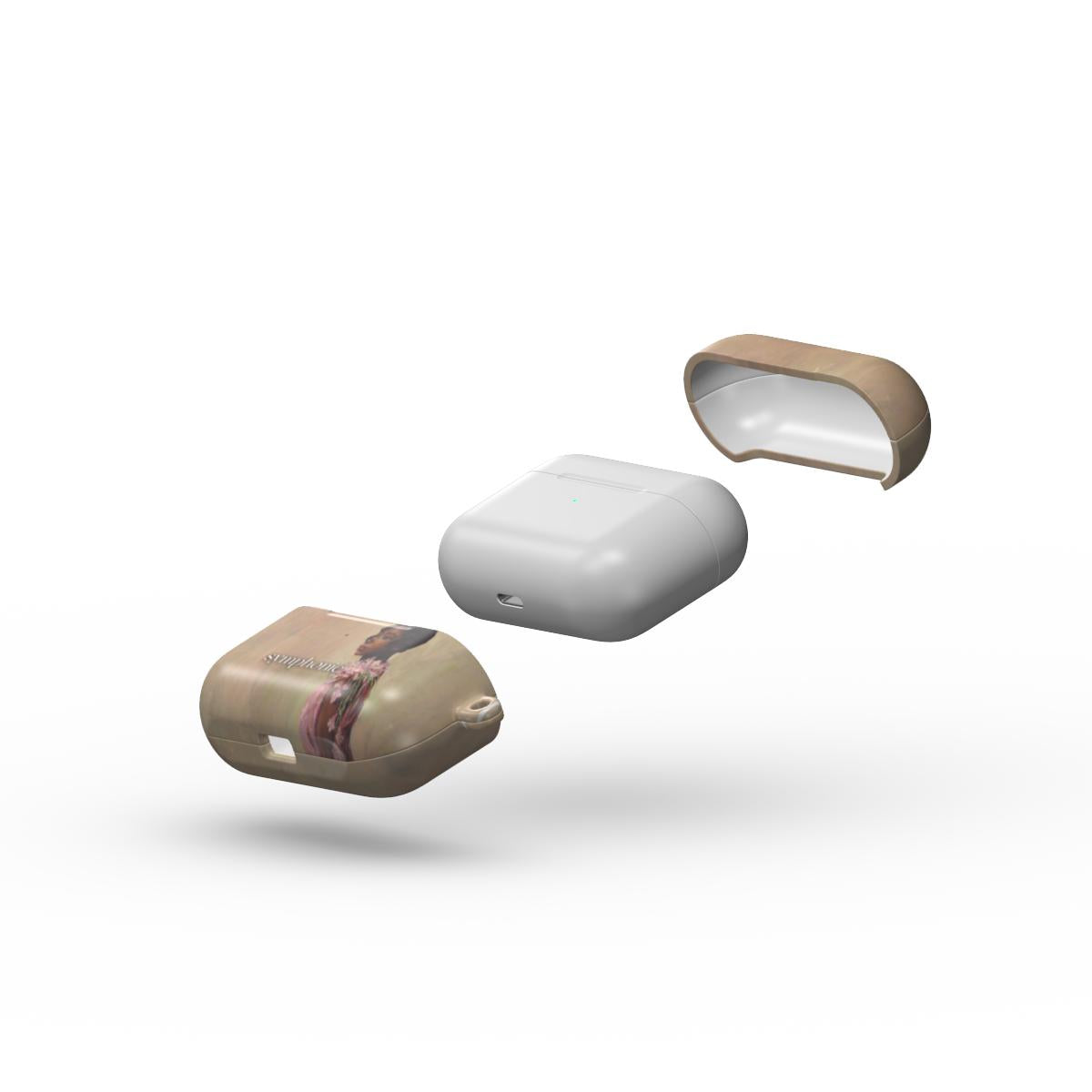 Mergaitė rožine suknele - AirPods dėklas