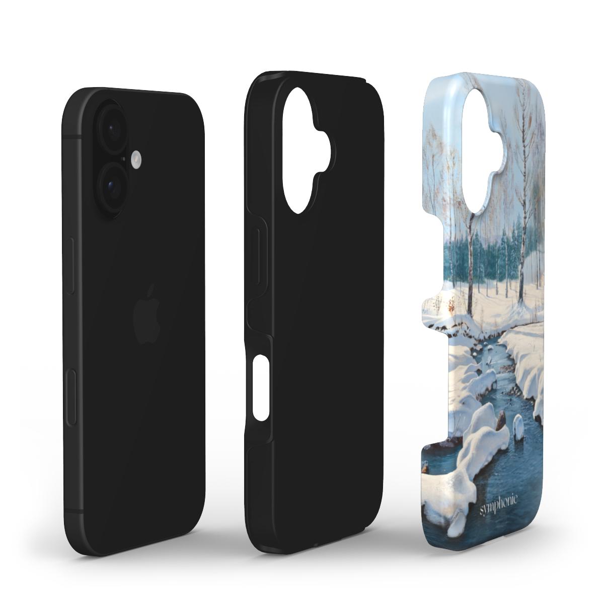 Žiemos peizažas su upeliu - Tough