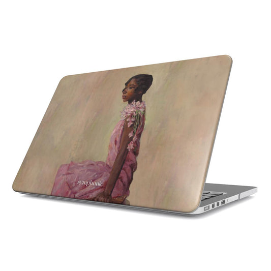 Mergaitė rožine suknele - MacBook dėklas